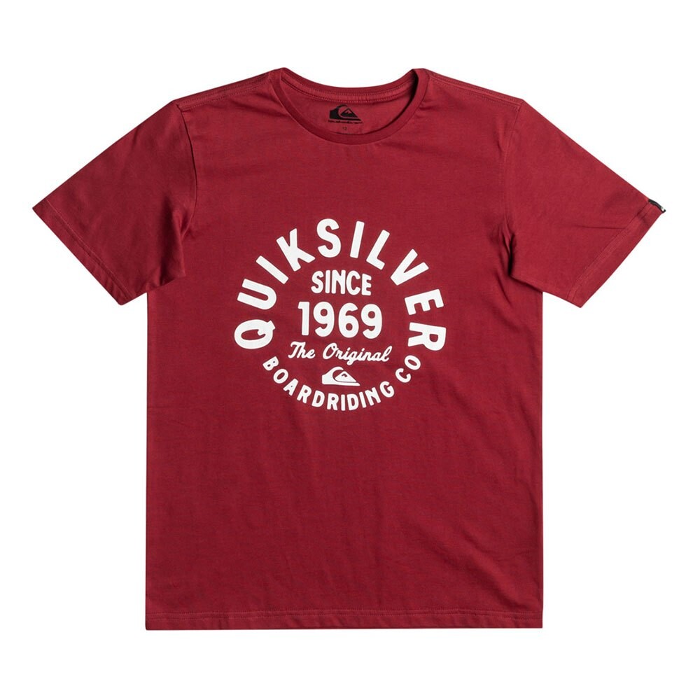 

Футболка Quiksilver Circled Script Front, красный