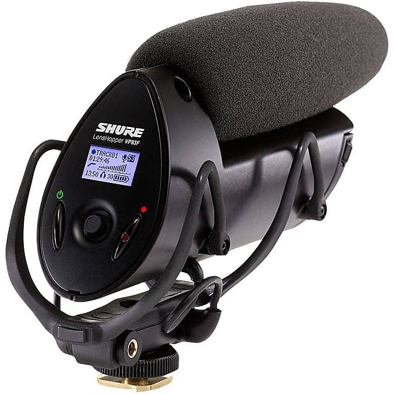 Микрофон-пушка Shure VP83F Lens Hopper Flash Camera-Mount Shotgun Condenser Microphone 44871