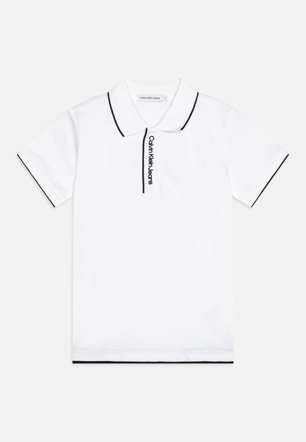 

Рубашка поло INTARSIA LOGO Calvin Klein Jeans, цвет bright white