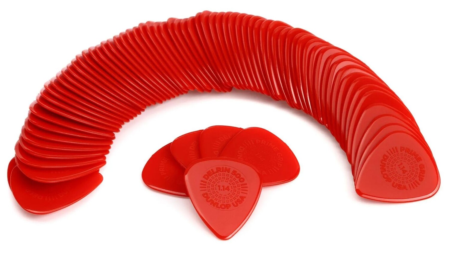 

Медиаторы Dunlop 450R114 Prime Grip Delrin 500, 1,14 мм, 72 шт. в упаковке