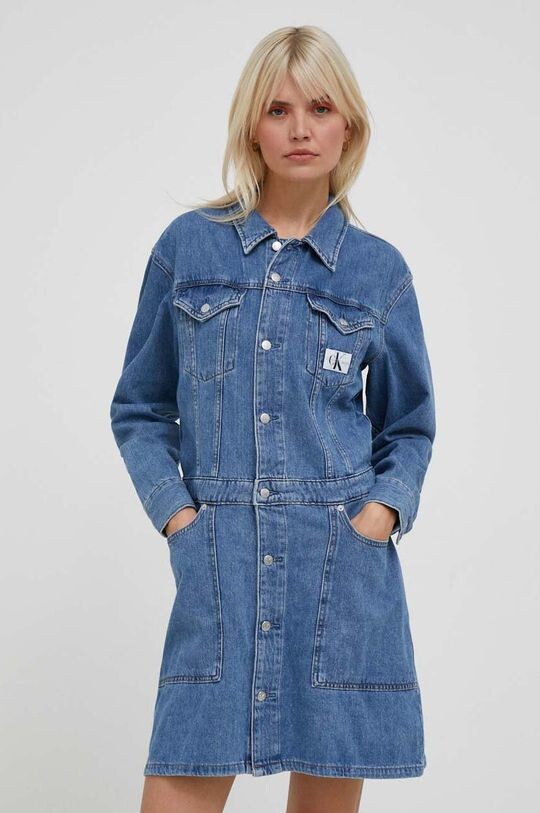 

Джинсовое платье Calvin Klein Jeans, темно-синий