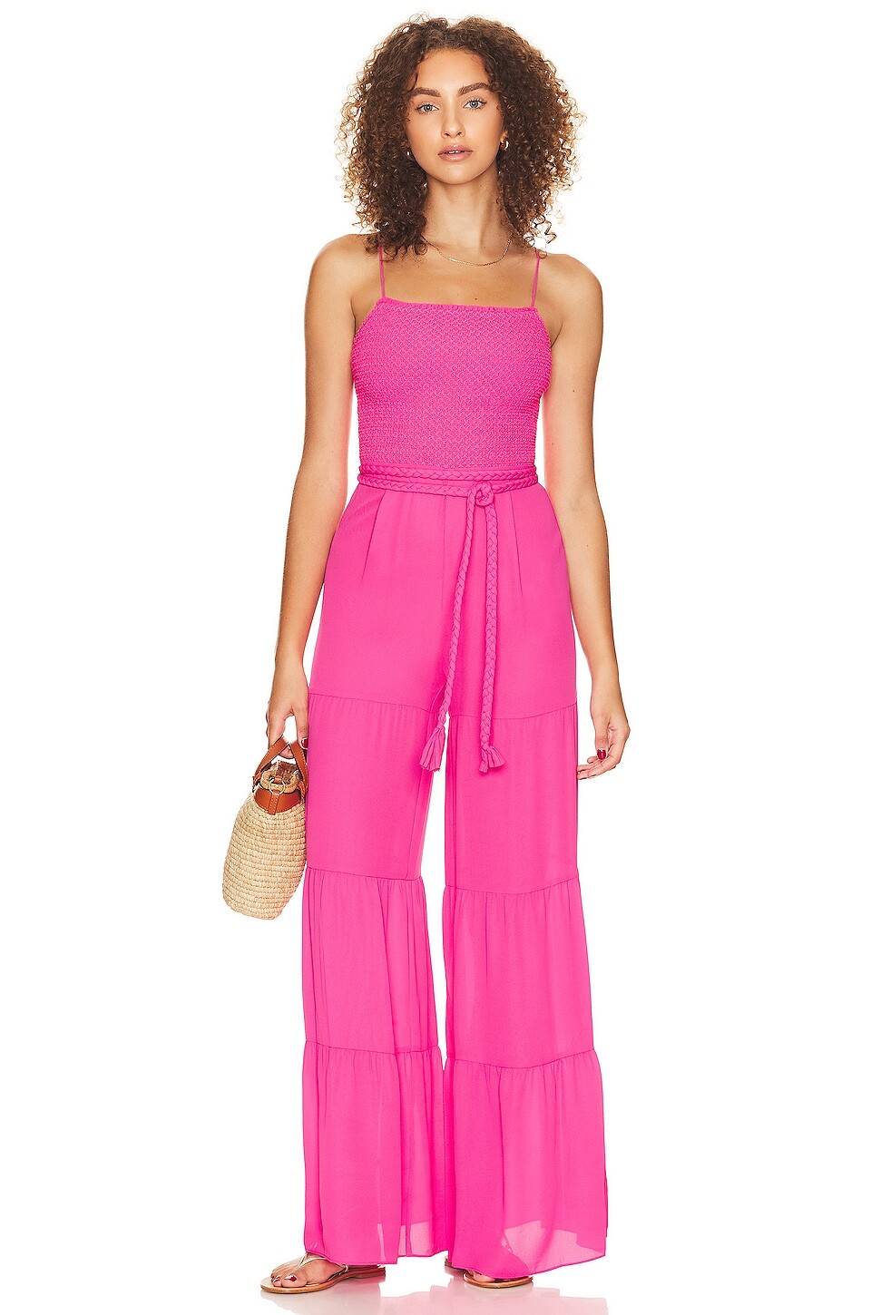 

Комбинезон Alice + Olivia Liya with Tie, цвет Candy