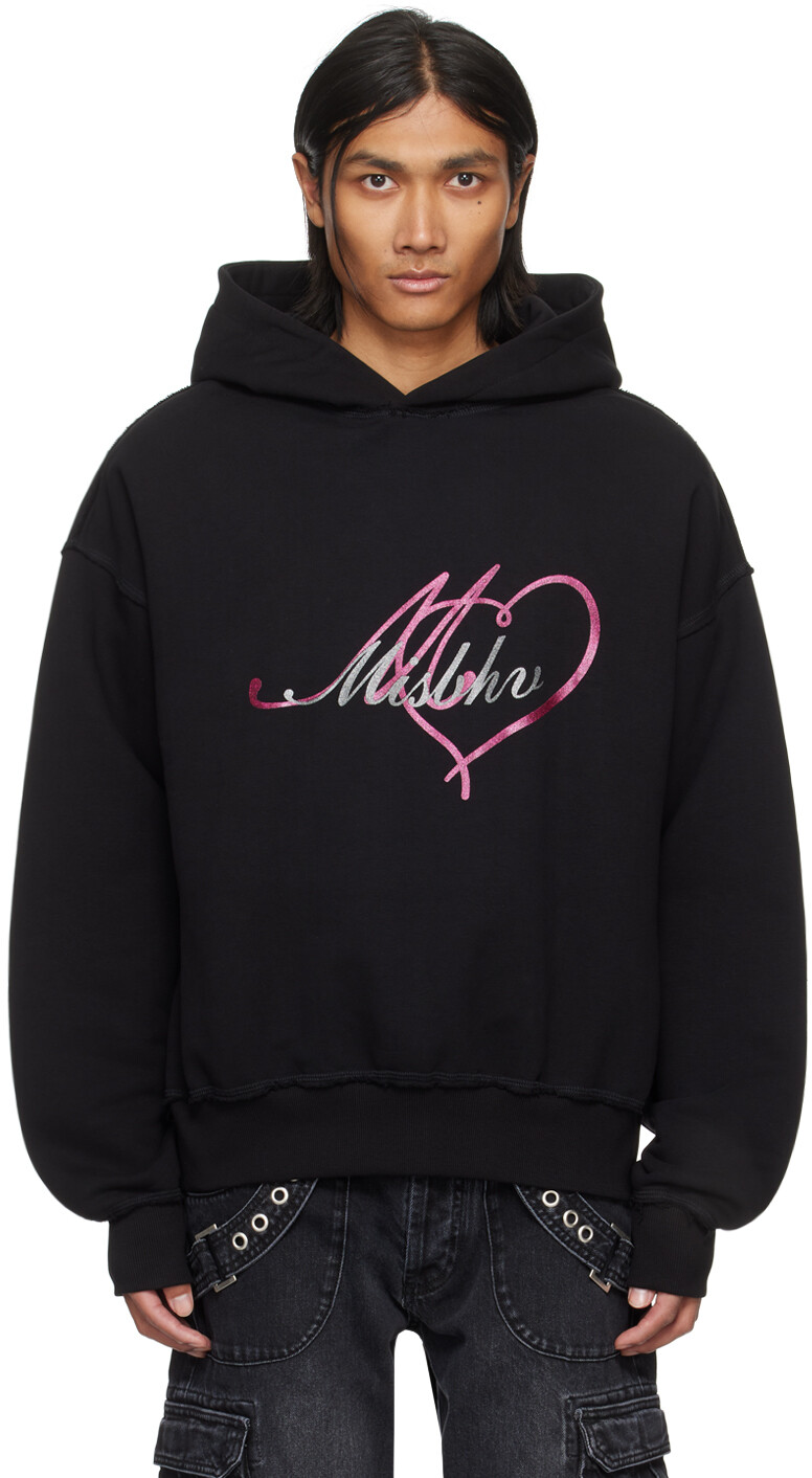 

Черное худи с надписью I Love Misbhv Misbhv