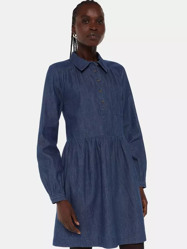 

Платье Whistles Winnie Chambray Mini Shirt