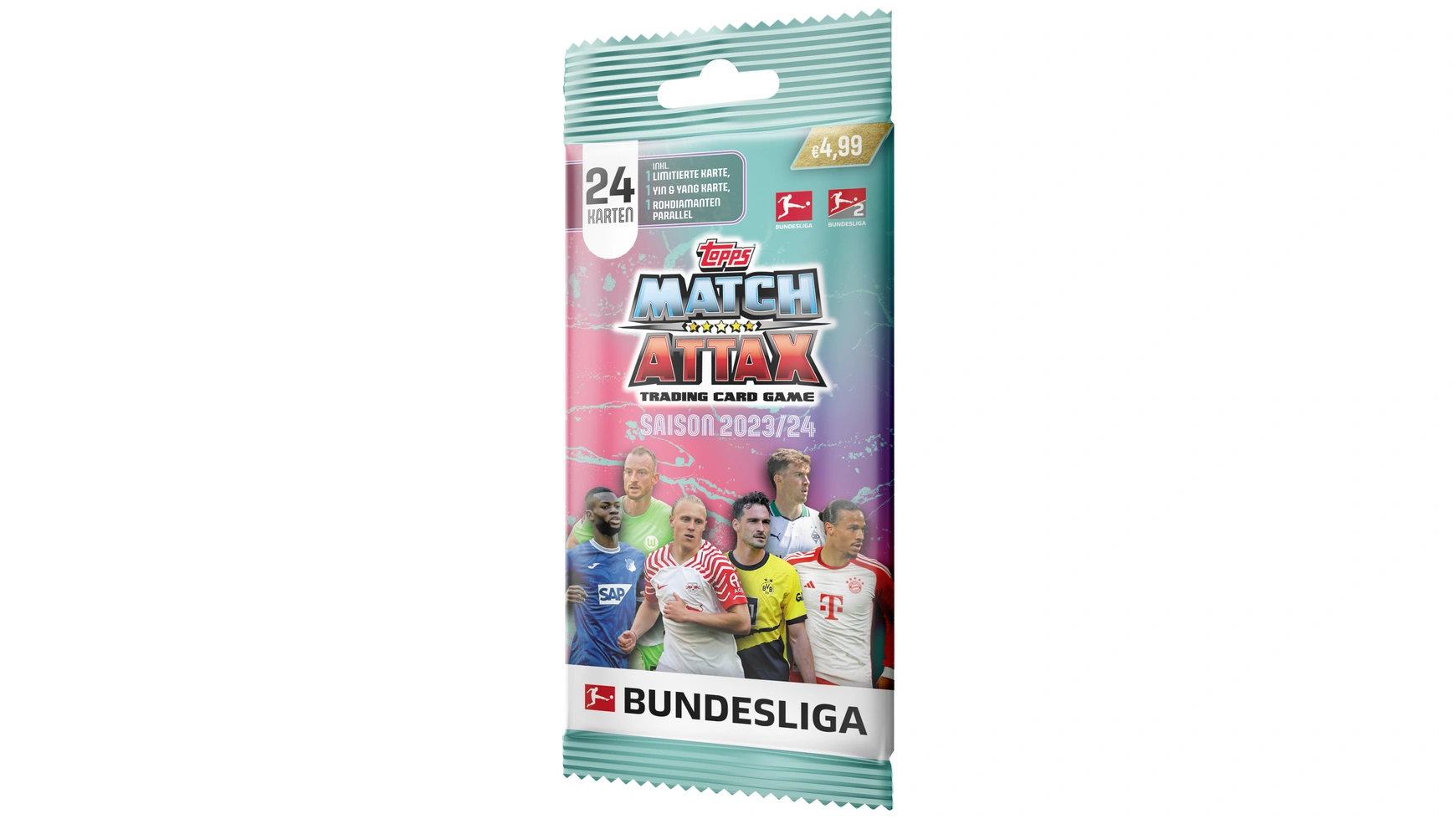 Topps Match Attax Bundesliga 2023/2024 POWER PACK (Fat Pack) цена и фото