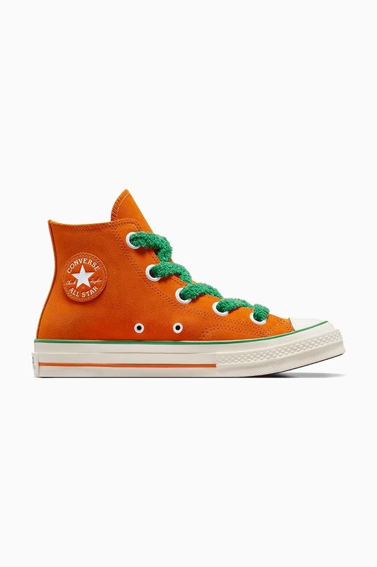 

Замшевые кроссовки из коллаборации с Wonka Chuck 70 Oompa Loompa Converse, оранжевый