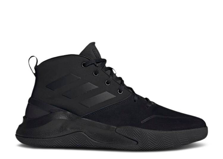 

Кроссовки Adidas OWNTHEGAME 'TRIPLE BLACK', черный, Черный;серый