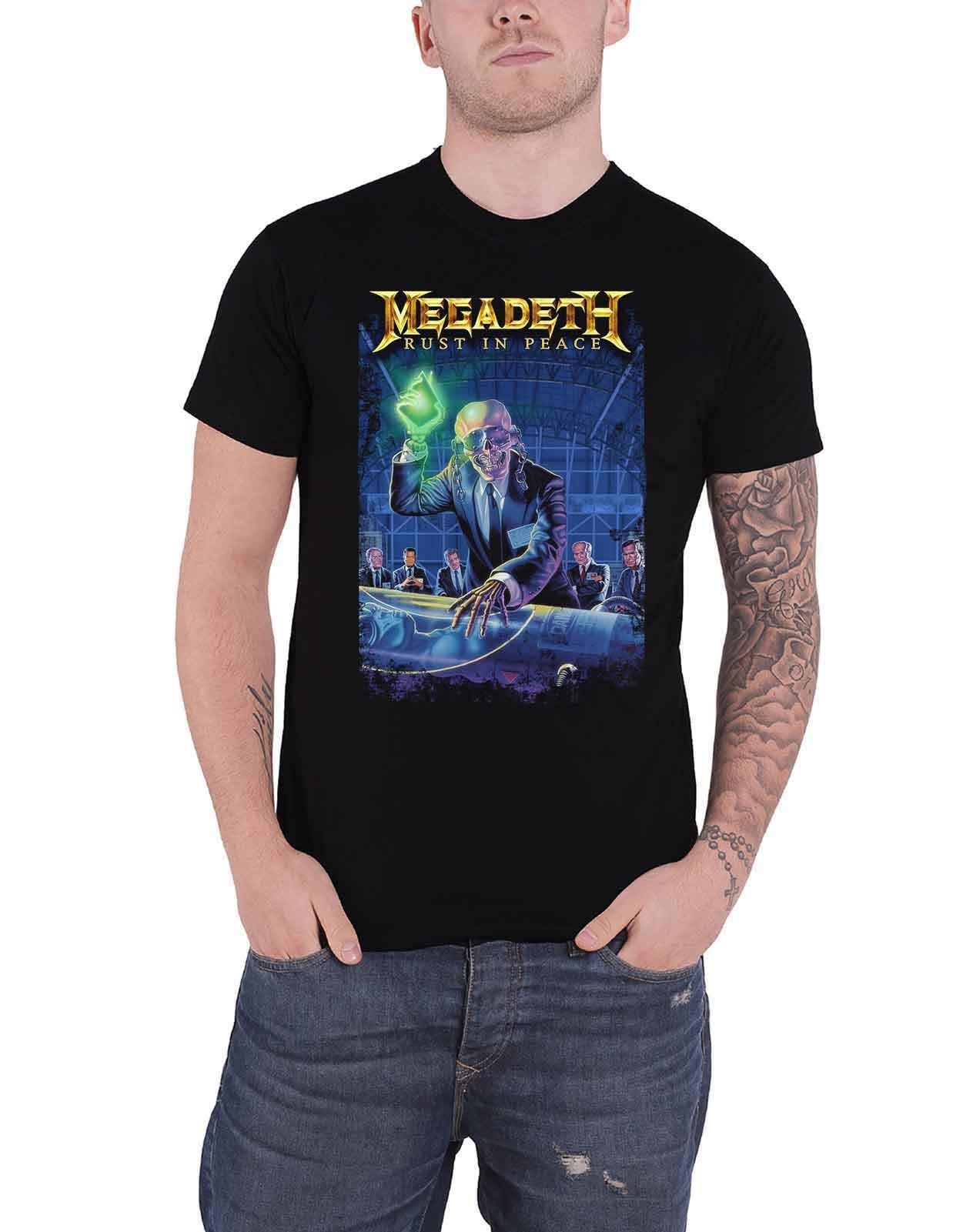 Футболка к 30-летию Rust In Peace Megadeth, черный istanbul agop 18 30th anniversary crash