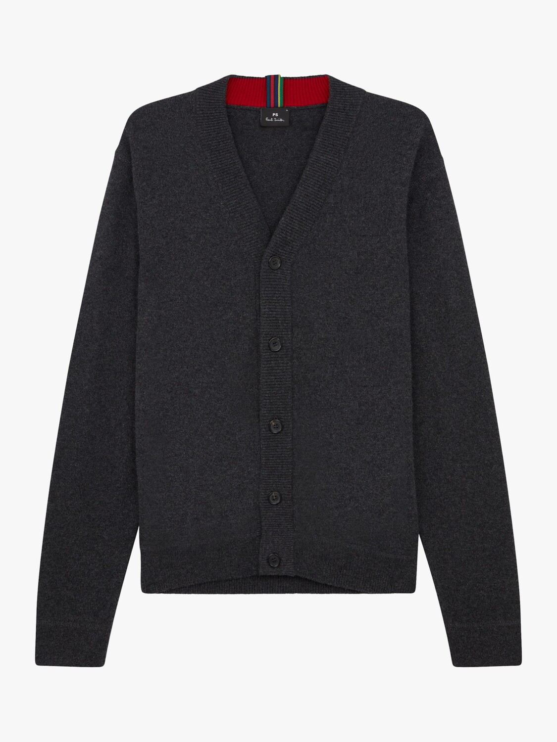 

Кардиган из мериносовой шерсти с длинными рукавами Paul Smith, черный