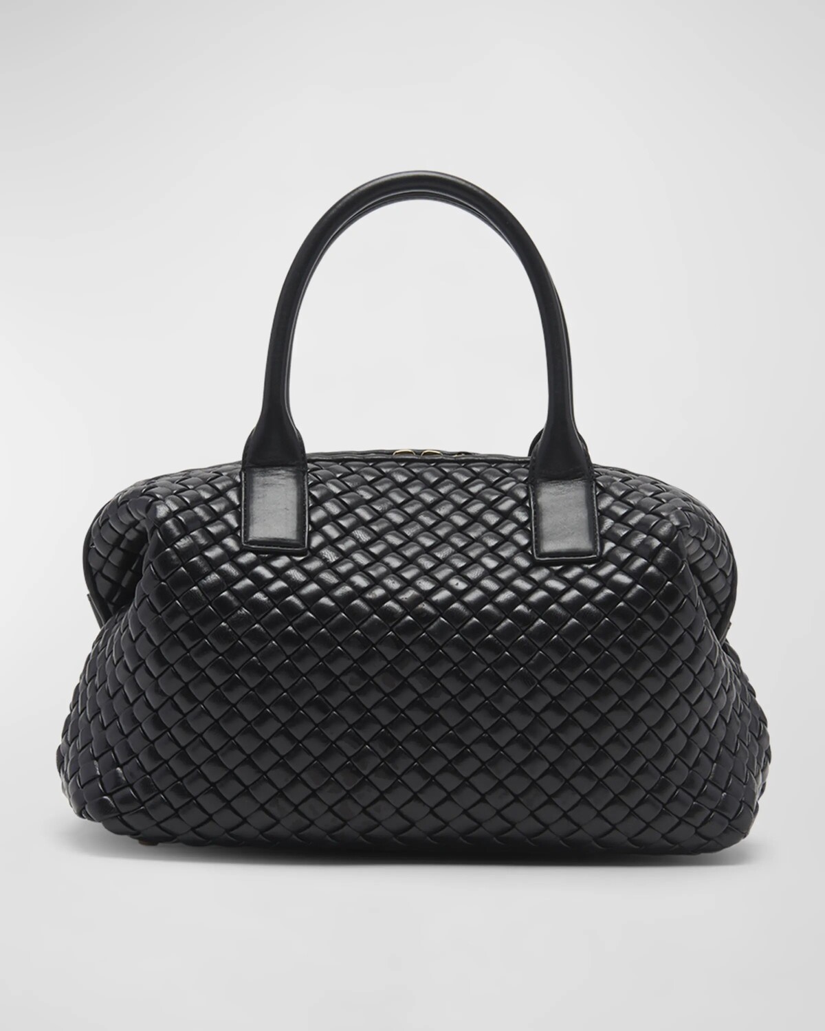 

Средняя сумка Bauletto Bottega Veneta, цвет Black-M Brass
