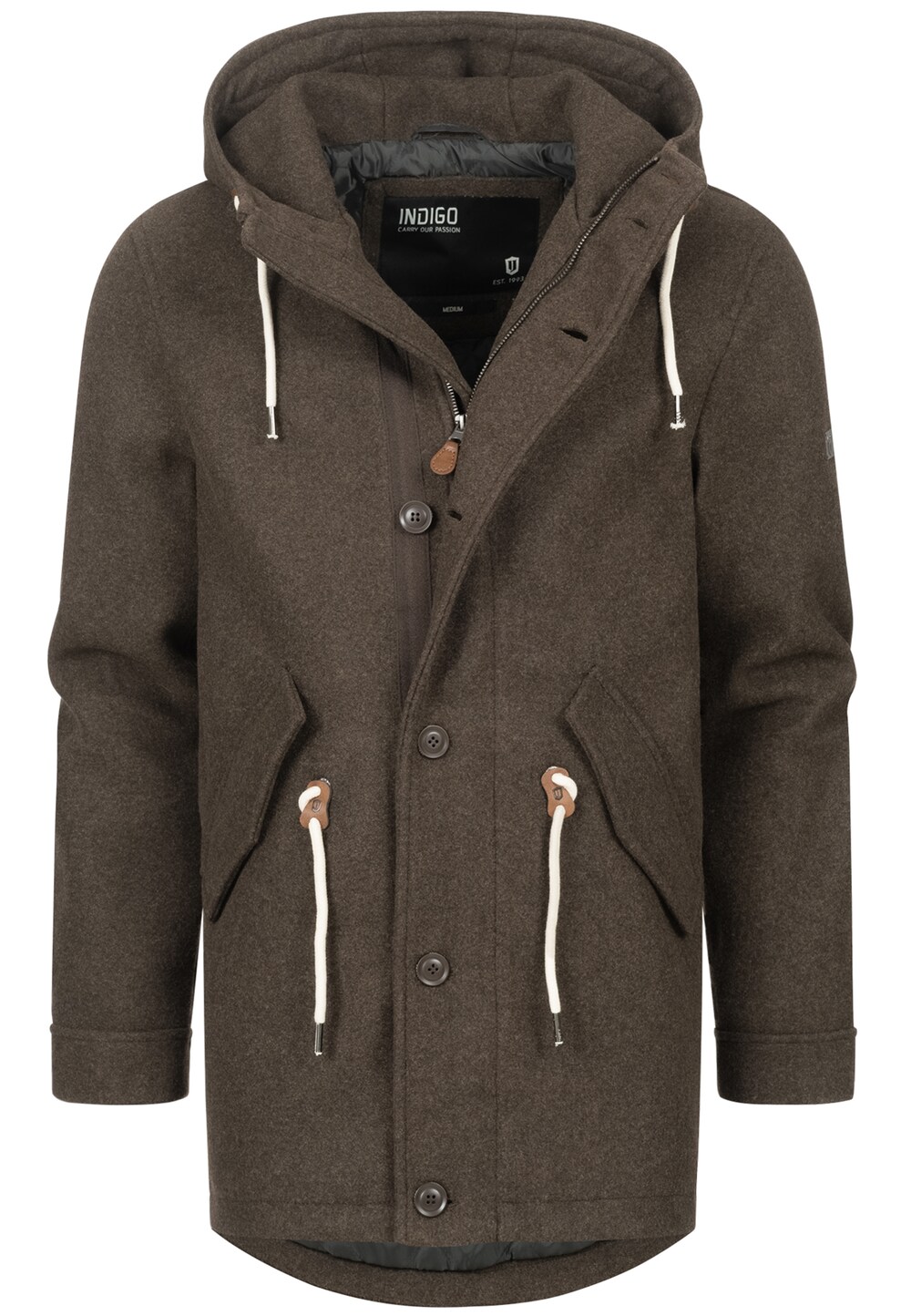 цена Зимняя куртка INDICODE JEANS Christof, коричневый