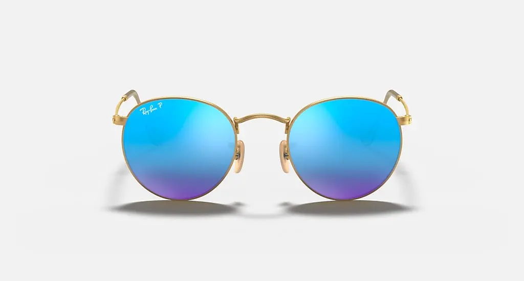 

Солнцезащитные очки Ray-Ban ROUND FLASH LENSES, синий