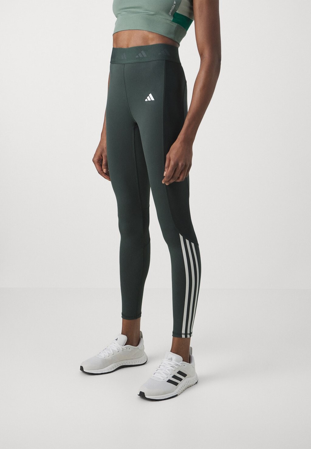 

Леггинсы adidas Performance, зеленый