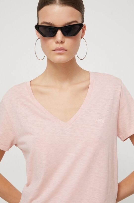 

Футболка Superdry, розовый