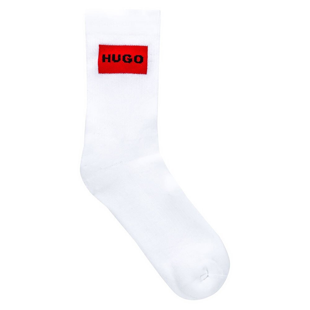 

Носки HUGO Rib Label Quarter short 2 шт, белый
