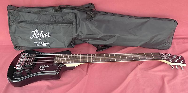 

Электрогитара Hofner HCT-SH-BK-O CT Series Shorty Travel/Mini Electric Guitar Black