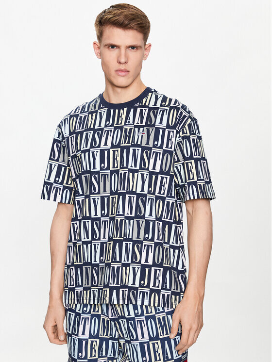 

Футболка оверсайз Tommy Jeans, синий