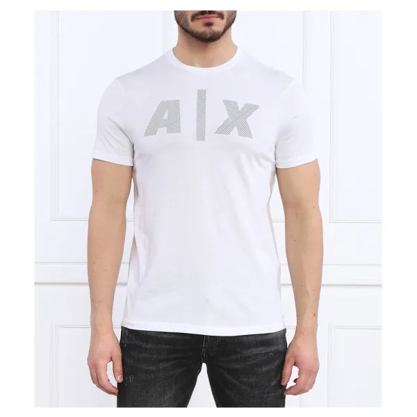 

Футболка стандартного кроя Armani Exchange, белый