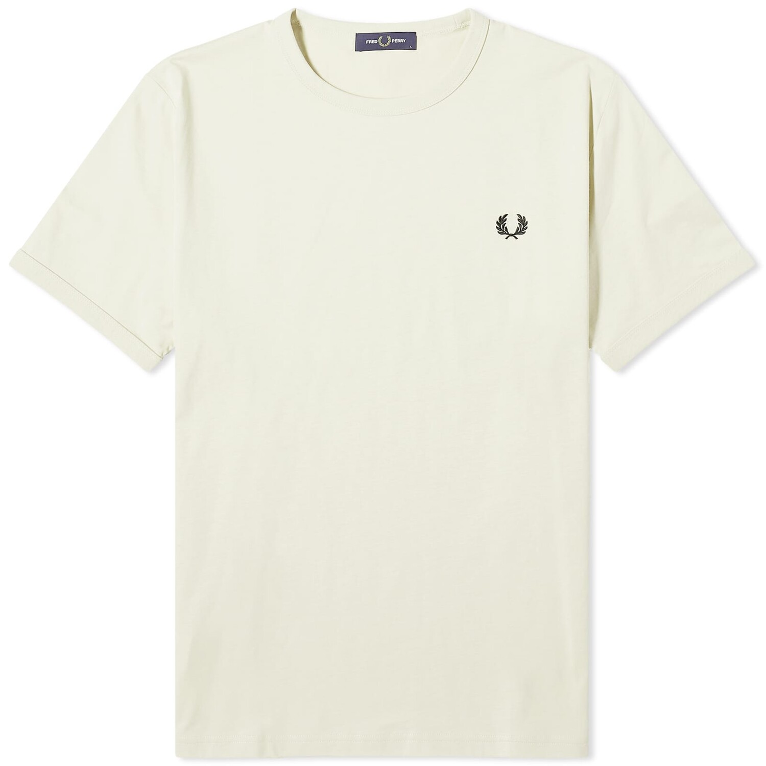 Футболка Fred Perry Ringer, цвет Oatmeal fred perry футболка с контрастной лентой и звонком черный