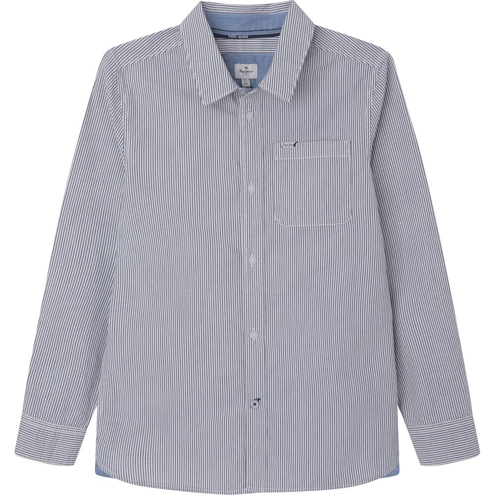 

Рубашка с длинным рукавом Pepe Jeans Kristopher, серый