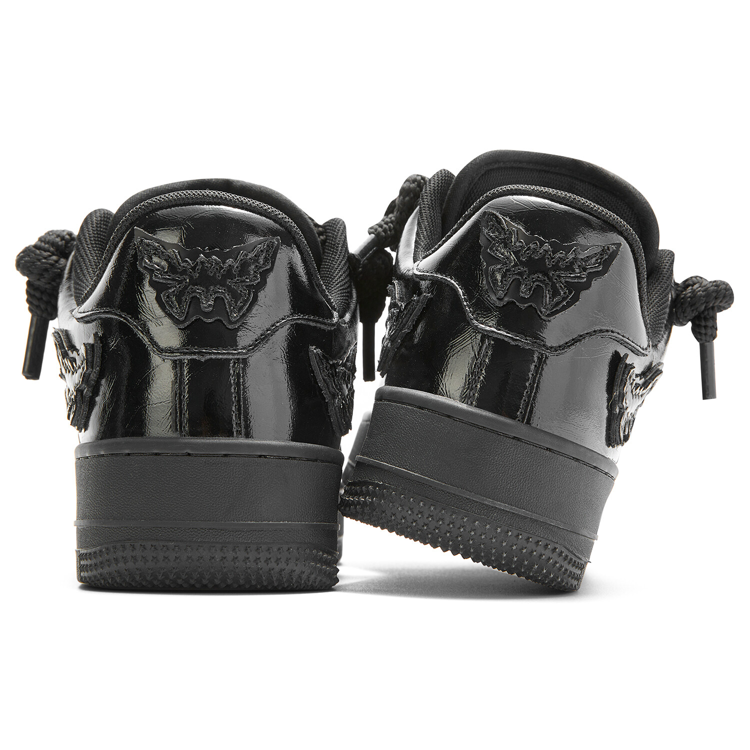 

Кроссовки SENGUOGUO Bat Or Butterfly Skateboarding Shoes Unisex Low-top Black, черный