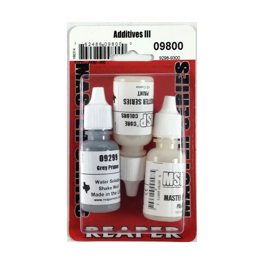 

Добавки III, Master Series Paints - Triads