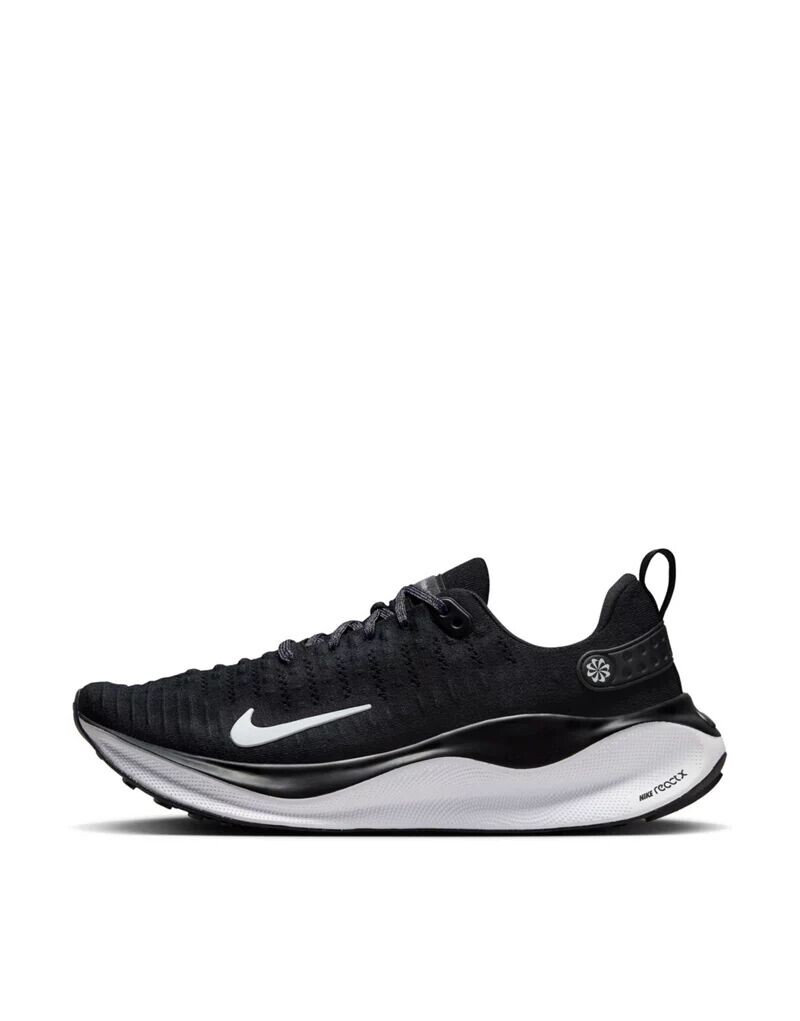 

Черно-белые кроссовки Nike React Infinity Run Flyknit 4, Серый