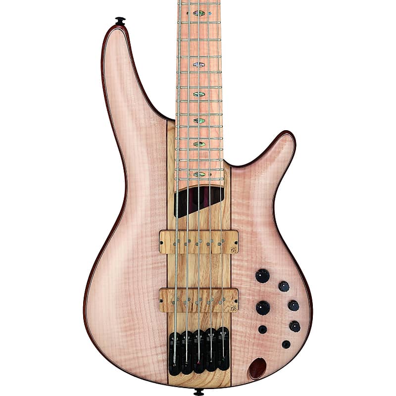 цена Басс гитара Ibanez SR Premium 5 String Electric Bass in Natural Low Gloss w/ Gig Bag
