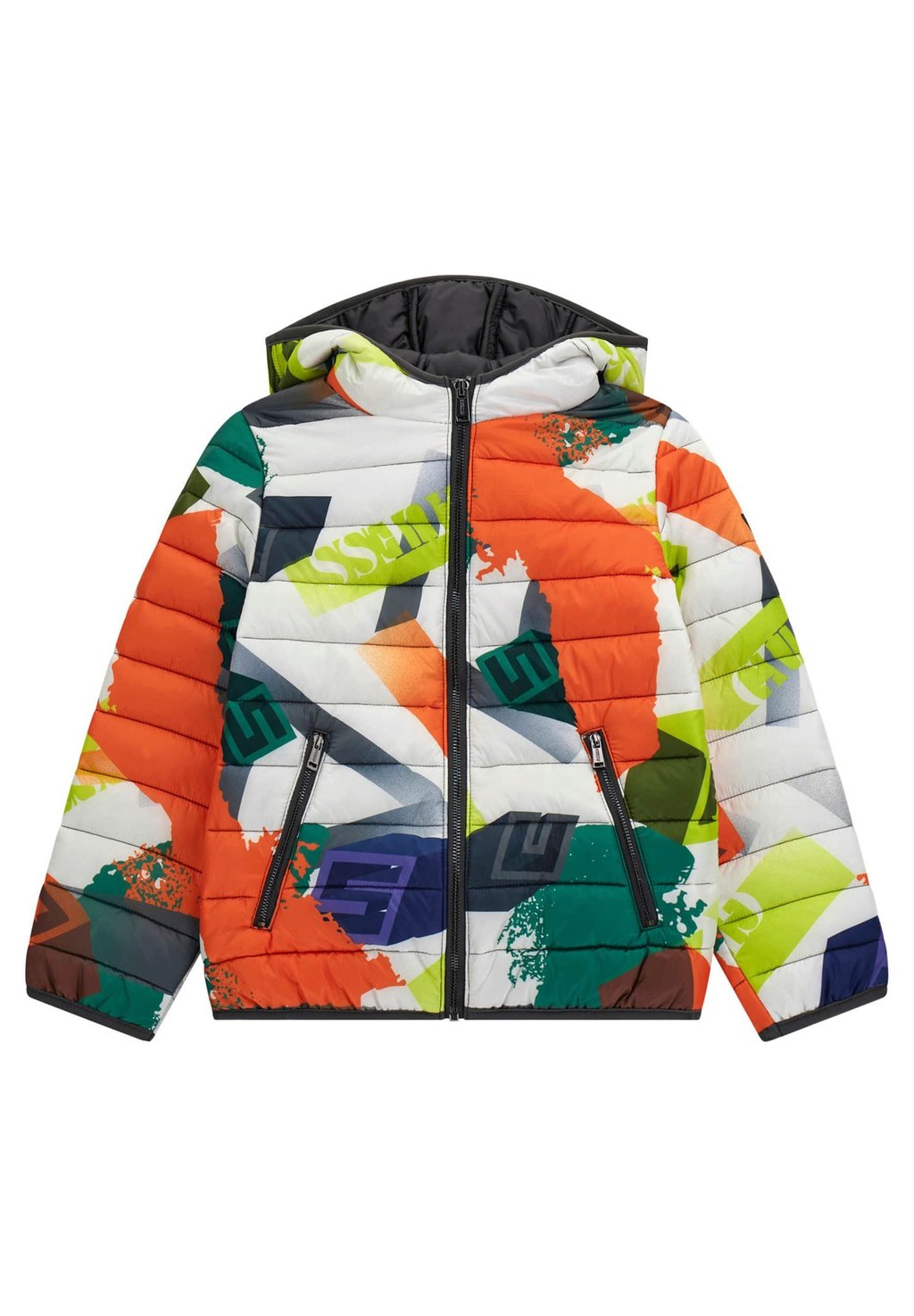 Зимняя куртка STEPP ALLOVER Guess, цвет gemustert multicolor