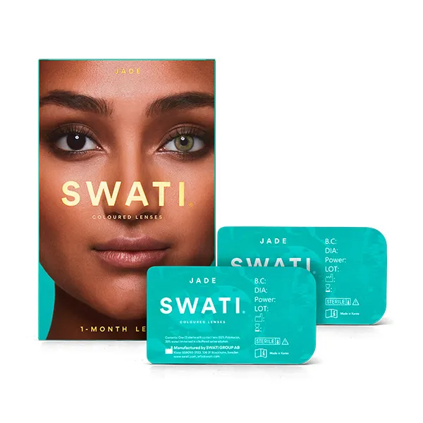 

Цветные контактные линзы 1 месяц 1-Month Coloured Lenses Swati, цвет jade
