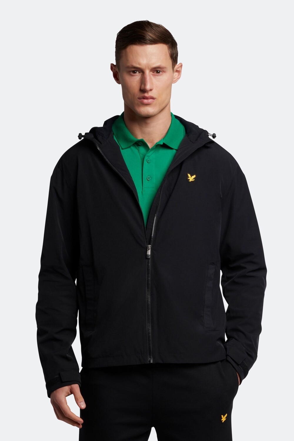 

Черная куртка с карманом Lyle & Scott, черный