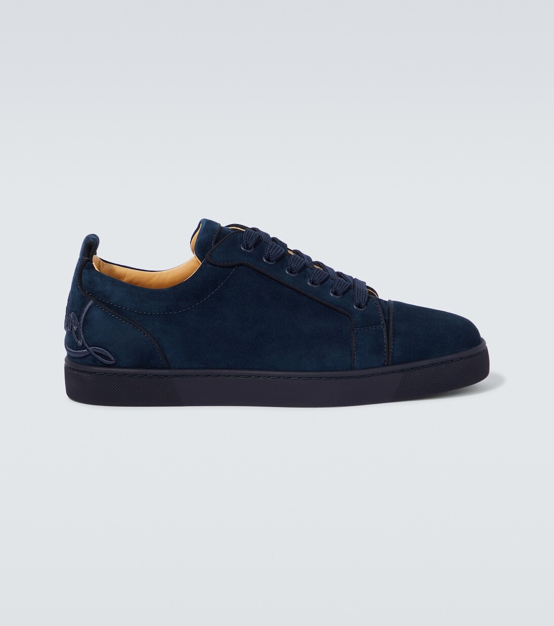 

Замшевые кроссовки louis junior fun Christian Louboutin, синий