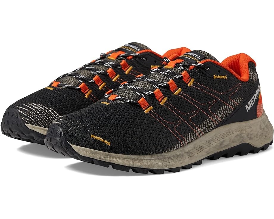 

Кроссовки Merrell Fly Strike, цвет Black/Tangerine