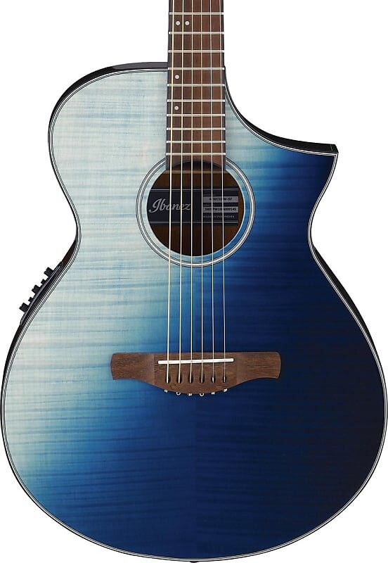 

Акустическая гитара Ibanez - AEWC32FM - Acoustic-Electric Guitar - Indigo Sunset Fade
