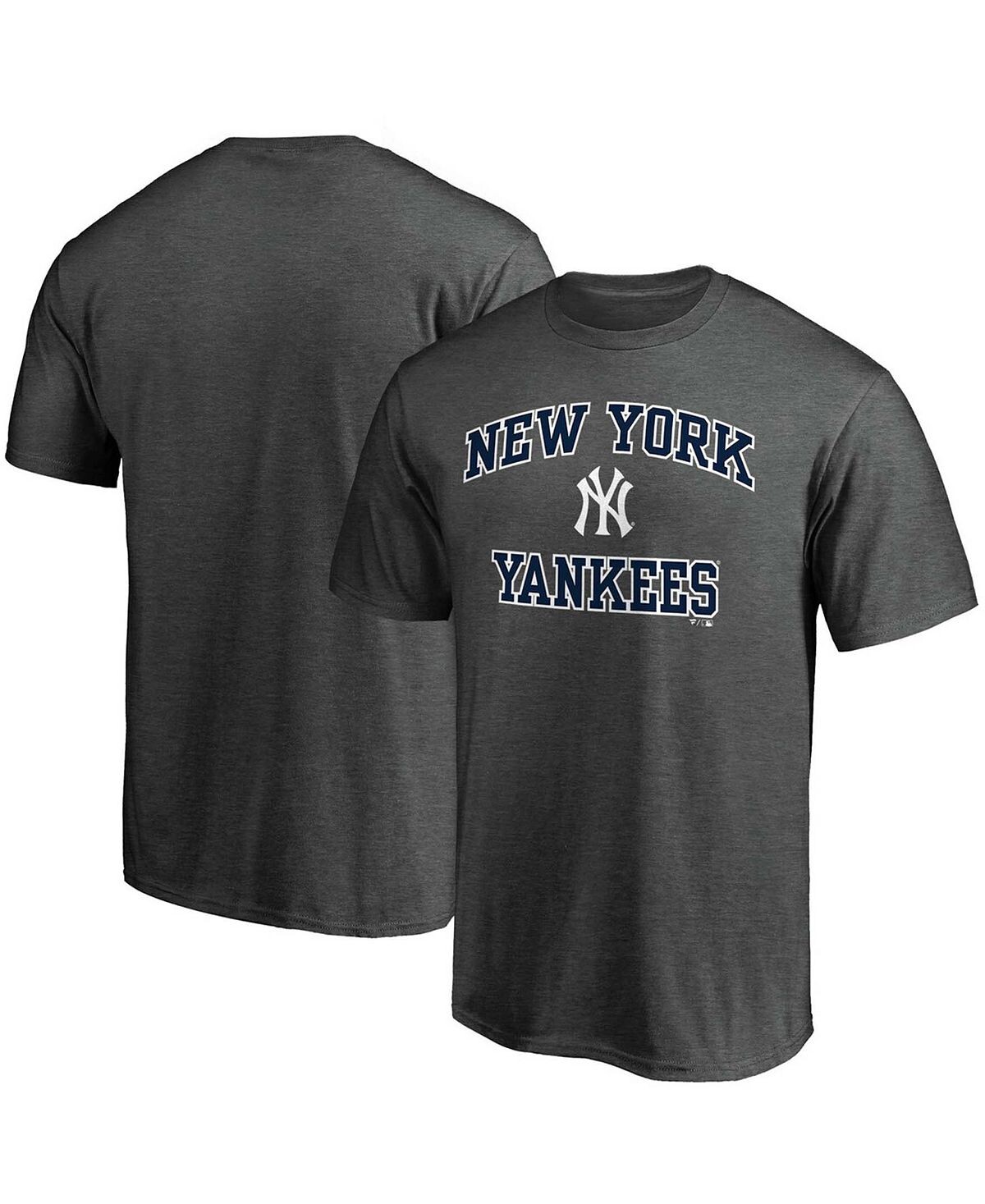 

Мужская темно-серая футболка New York Yankees Heart Soul Fanatics