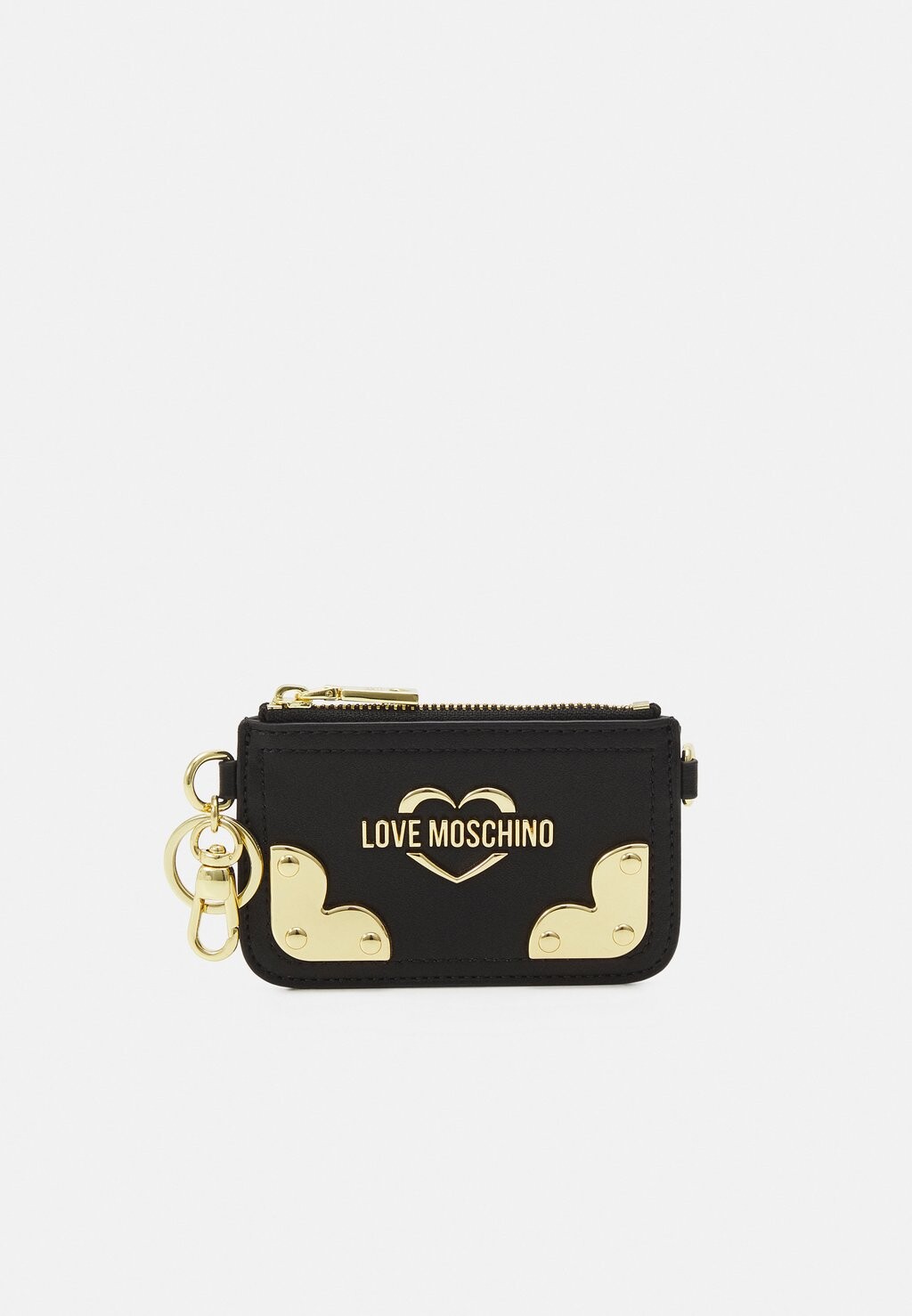 

Кошелек Heart Coner Keychain Love Moschino, черный