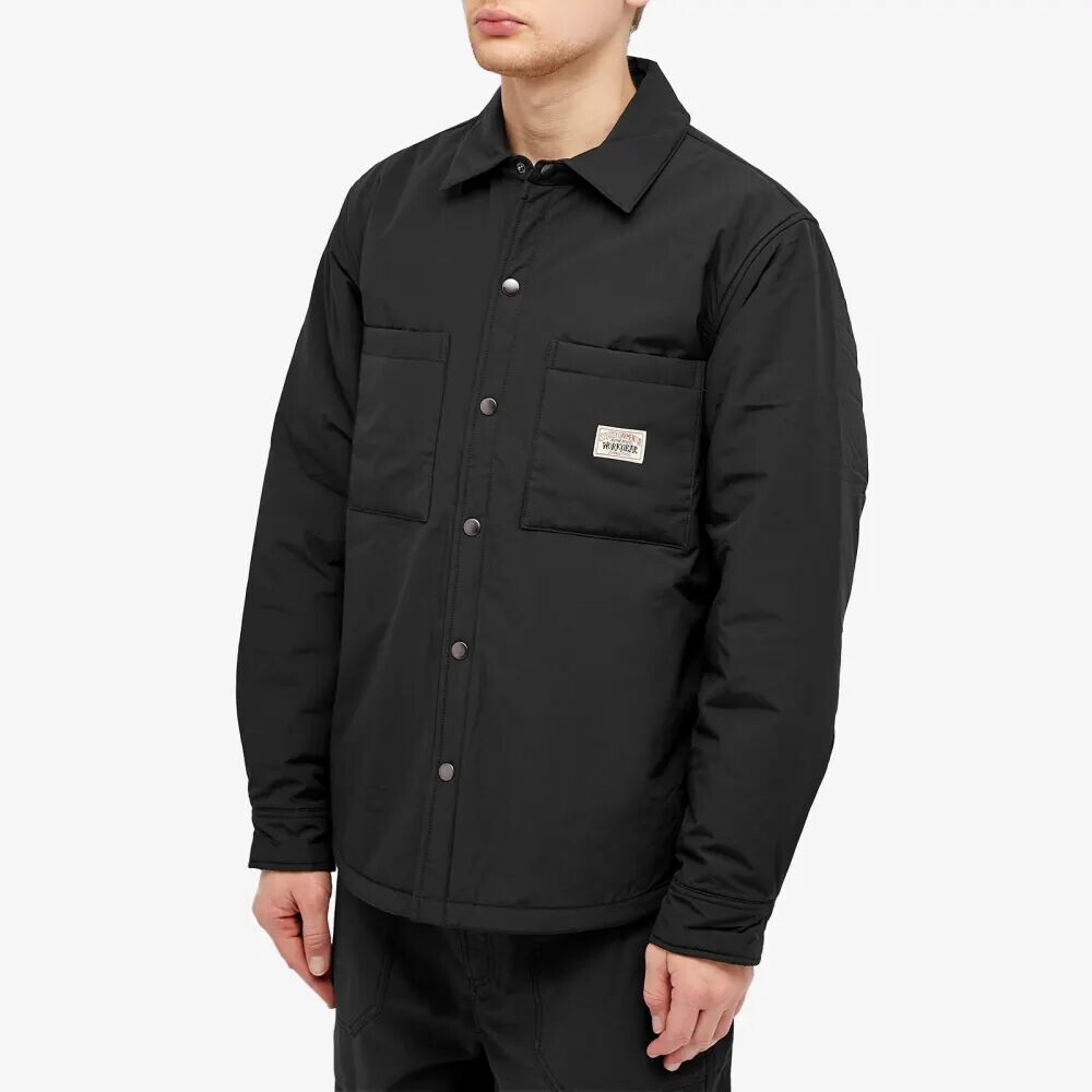 

Stussy Рубашка с подкладкой из технического материала, черный