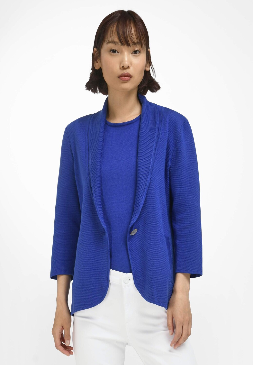 

Кардиган PETER HAHN Twinset cotton, королевский синий
