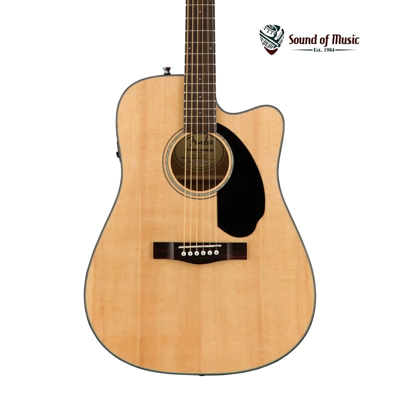 Акустическая гитара Fender CD-60SCE Dreadnought Acoustic-Electric Guitar - Natural
