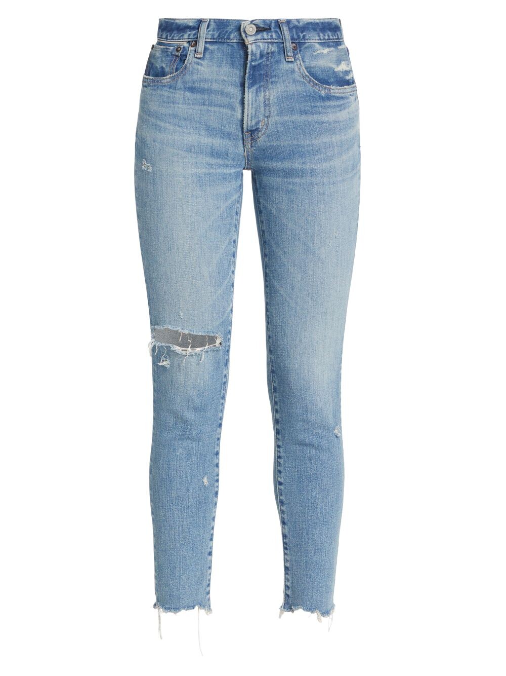 

Потертые джинсы скинни Depew Moussy Vintage, синий