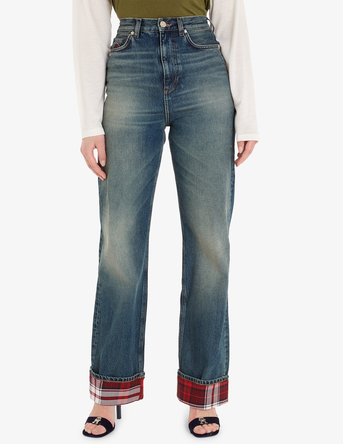 

Прямые джинсы Tommy Hilfiger, синий