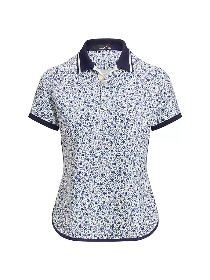 

Поло с принтом RLX для гольфа и тенниса Rlx Ralph Lauren, цвет isle of vines