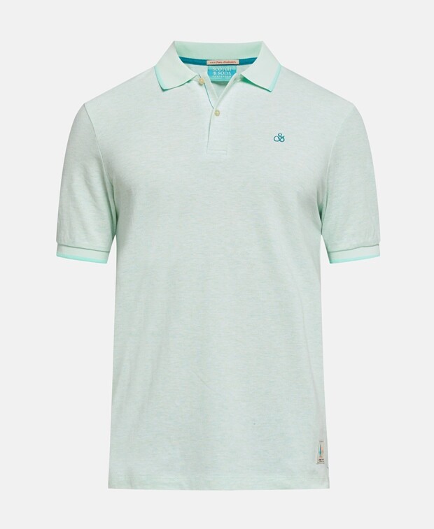 

Рубашка поло Scotch & Soda, светло-синий