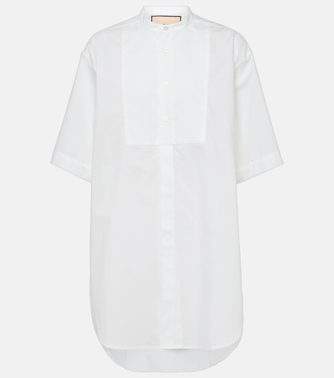 Хлопчатобумажную рубашку Plan C, белый plan c свитер