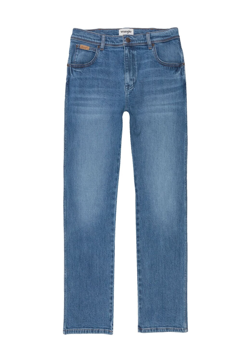 

Джинсы прямые, с завышенной талией, мужские Wrangler, цвет Medium Denim