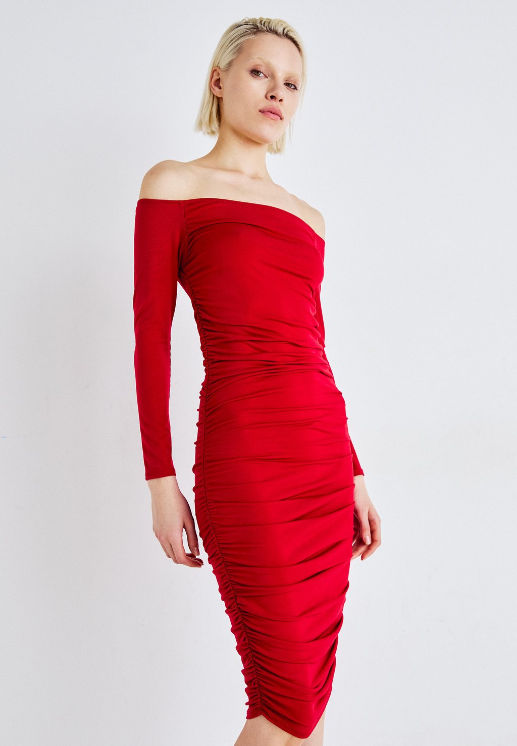 Платье из джерси Wal G., красный