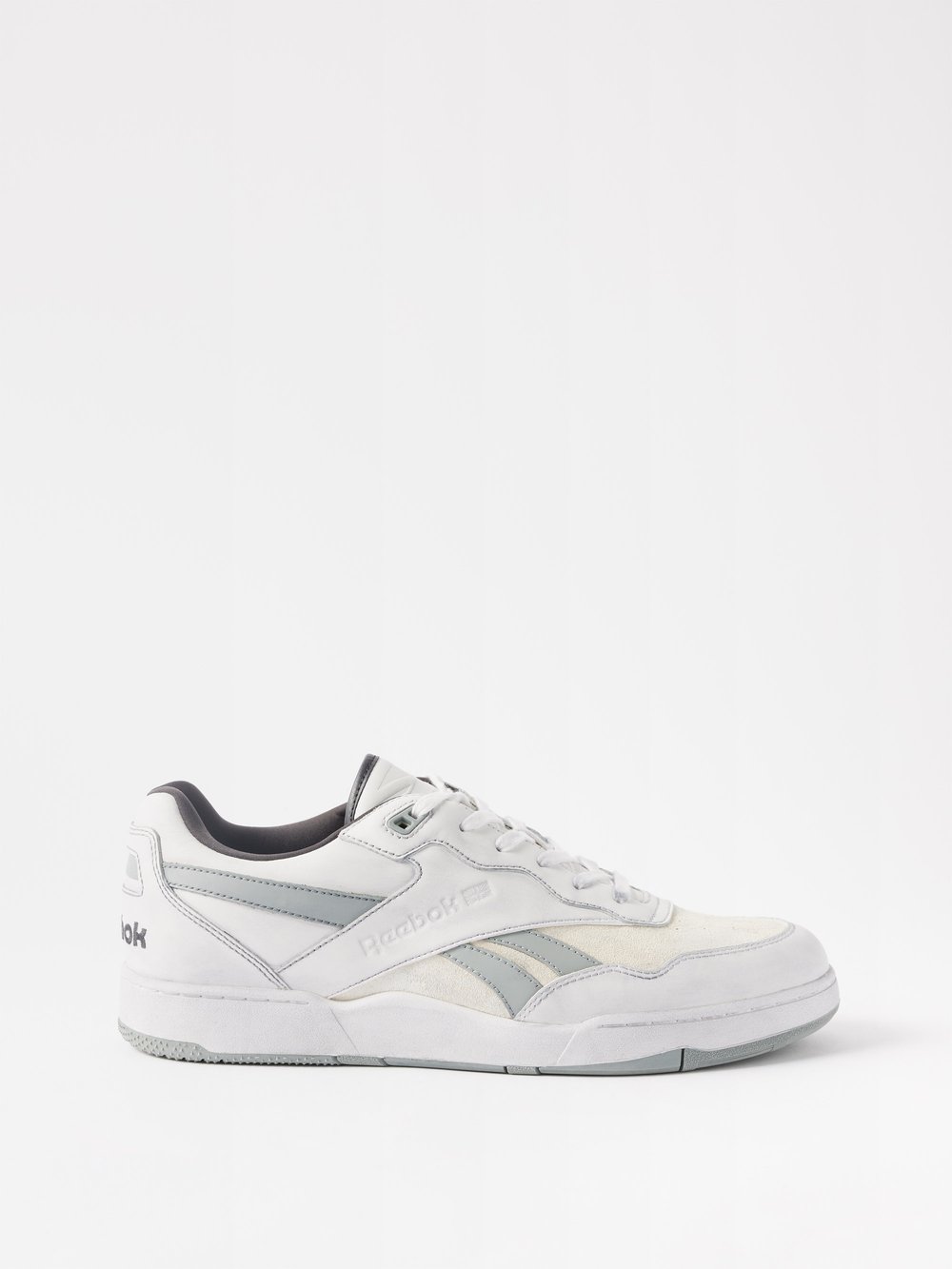 

Кроссовки bb 4000 ii из кожи и замши Reebok, серый