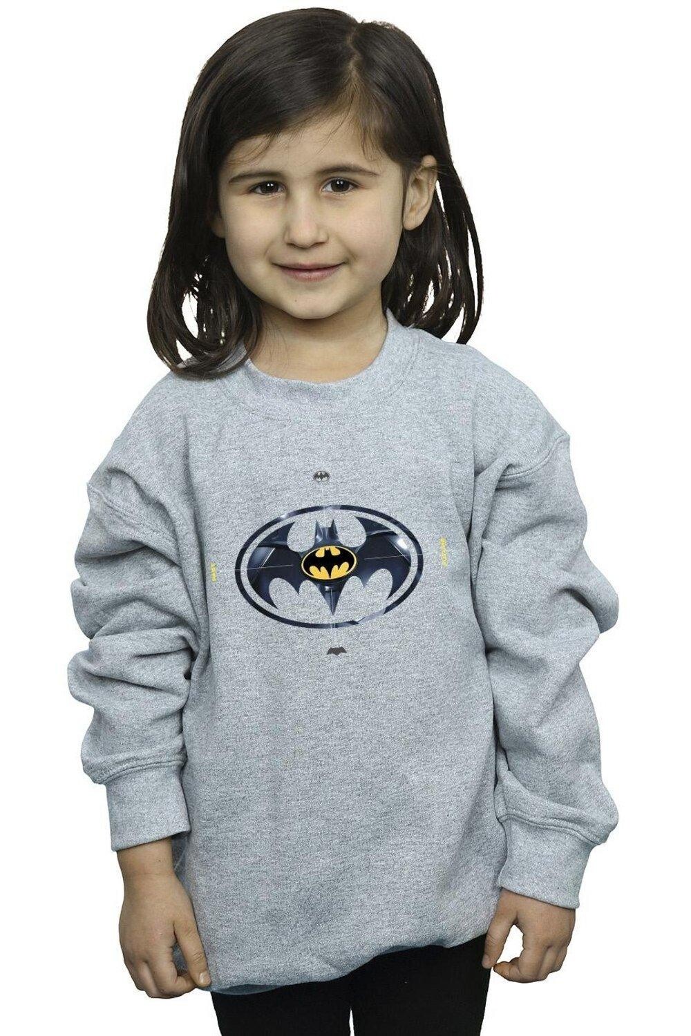 

Толстовка с металлическим логотипом The Flash Batman DC Comics, серый