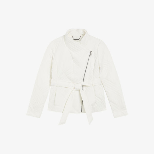 

Стеганая дутая куртка Rosemia Ted Baker, слоновая кость