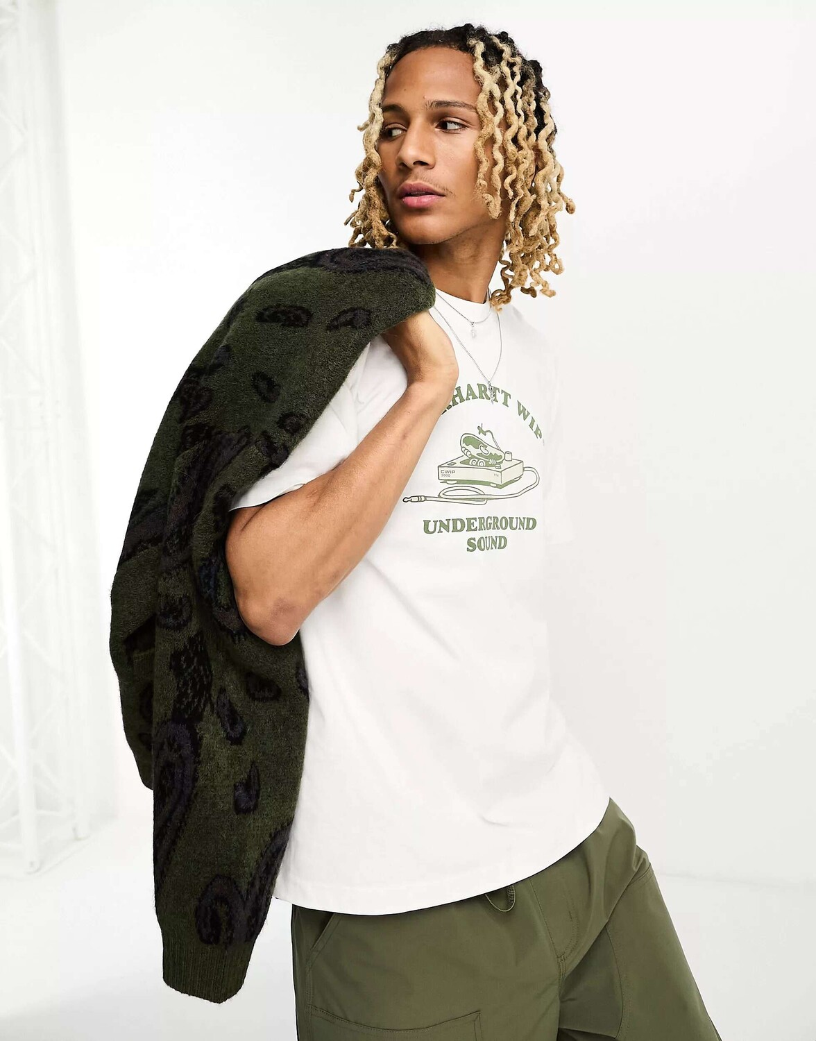 

Белая футболка Carhartt WIP Underground Sound, Белый